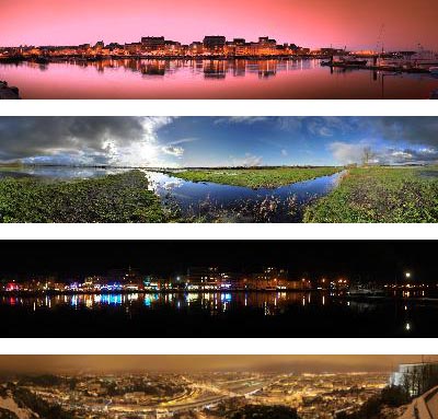 Cherbourg de nuit sous la neige Christophe BOCHER Nord Ouest Photos