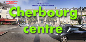 Le centre ville de Cherbourg