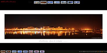 Panoramas de Cherbourg Le port, les quais, la montagne du Roule. Photo Christophe BOCHER